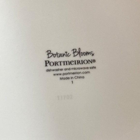 PORTMEIRION gravy boat open sauce botanic blooms pink purple floral flowers - Picture 11 of 12